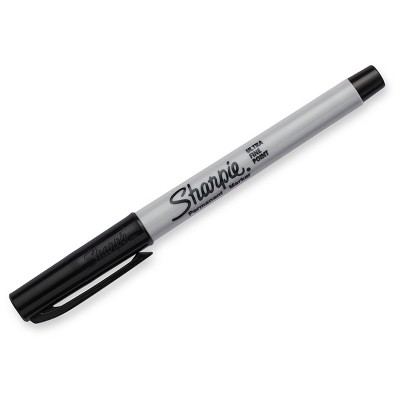 Sharpie Permanent Marker, Ultra Fine Tip, 2ct - Black