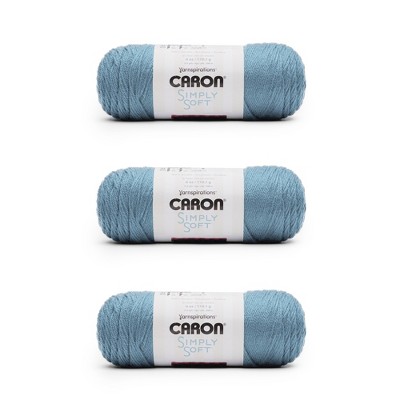 Caron Simply Soft Yarn Light, 6oz/315 Yd, Acrylic 4, Baby Soft, Black Yarn, Caron  Yarn 