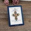 Anna-Kaci Stained Glass Rhinestone Patonce Cross Necklace with Message Card & Envelope Jewelry Gift - 3 of 4