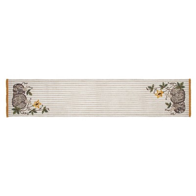 Autumn Pumpkin Patch Stripes Runner 12x60 VHC Brands