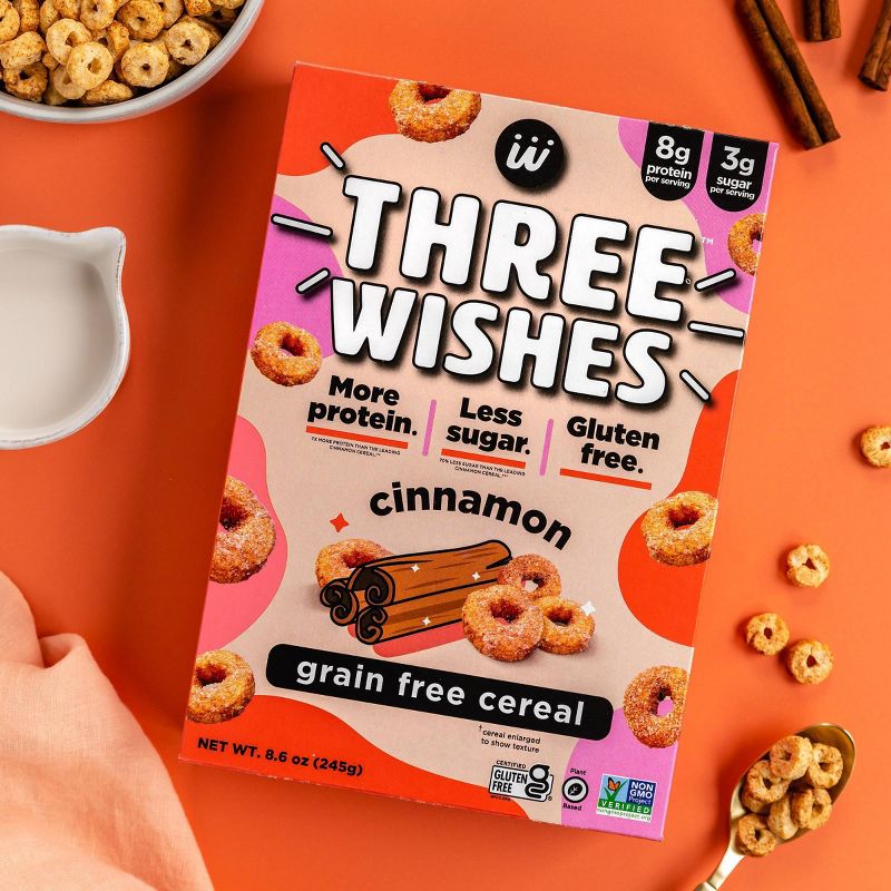 Three Wishes Cinnamon Cereal - 8.6oz, 4 of 9