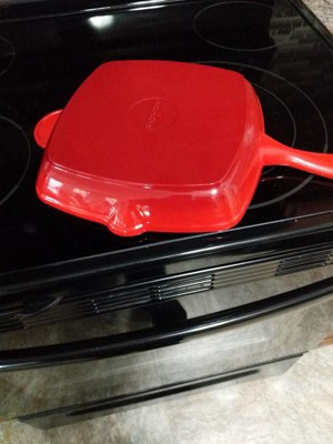 NutriChef 5 Quart Iron Dutch Oven, Red, & 11 Inch Square Cast Iron Skillet,  Red, 1 Piece - Fry's Food Stores