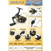 Probe Hues 2PACK 6.89ft Fishing Rod and Reel Combo with Accessories Kit - 2 of 3
