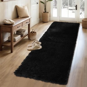 Plush Fuzzy Rugs Ultra Soft Fluffy Furry Rugs Non Slip Non Shedding Area Rug Indoor Carpet Nursery Rugs for Kids Room Bedroom Home Decor - 1 of 4