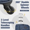 ORRD 3-Piece Softside Luggage Set w/Duffel & Spinner Wheels - Expandable Lightweight Travel Suitcases - 3 of 4