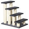 Cat Tree with Steps for High Beds and Couches,Indoor Stair Shaped Cat Furniture with Sisal Scratching Posts for Climbing and Scratching - LAOTIES - 4 of 4