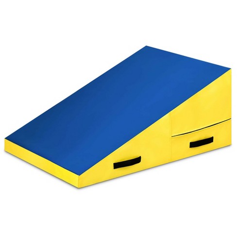 We Sell Mats Gymnastics Incline Mat, Folding and Non-Folding Cheese Wedge Skill Shape, Tumbling Mat for Gymnastics Training, Cheerleading and Obstacle