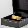 Jewelry Avalanche Gold IP Brushed Finish Dome Tungsten Carbide Wedding Band, Comfort-fit, 8mm - 4 of 4