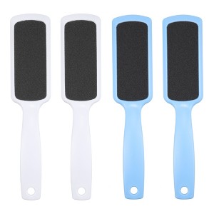Unique Bargains Foot File Removes Dead Skin Pedicure Coarse And Fine Dual Sided 4 Pcs - 1 of 4