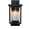 Artcraft Lighting Port Charlotte 1 - Light Wall Light in  Matte Black - 2 of 4