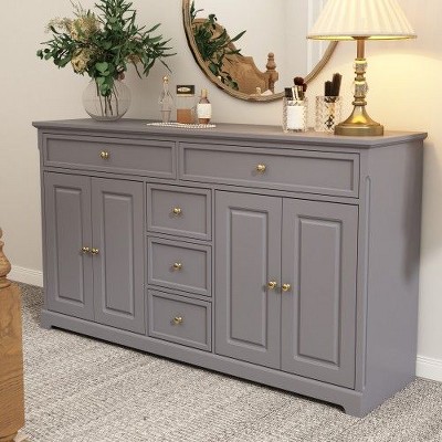 FUFU&GAGA Versatile Storage Cabinet Lacquered Buffet Sideboard Dresser