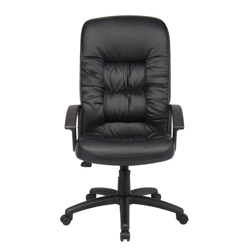 High Back LeatherPlus Chair Black - Boss Office Products, 3 of 10