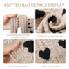 Generic Knitted Shoulder Tote Bag Large Crochet Beach Bag Hobo Bag - 2 of 4