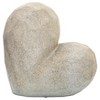 Creative Abstract Ceramic Heart Sculpture, Room, Office Decor or Gift - 4 of 4