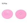 Unique Bargains Resin Snap Fastener Round Flat 4-Hole Sewing Buttons 10 Pcs - 3 of 4