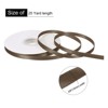 Unique Bargains Polyester Soft Decorative Cake Box Gift Wrapping Ribbon 3/8" x 25 Yard Brown - 2 of 4