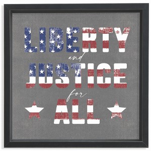 Creative Products Liberty and Justice for All 16 x 16 Framed Print - 1 of 4