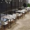 Kitchen Dining Table Furniture for Dinette Stone Top Rectangular Island Table - 4 of 4