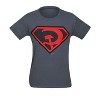 Mens Superman Red Son Symbol T-Shirt - 3 of 4