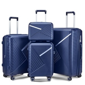 TOBILI Luggage Sets 4 Piece(14/20/24/28), Expandable Lightweight Suitcase with 4 Double 360 Degrees Mute Spinner Wheels - 1 of 4