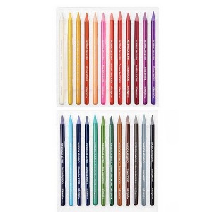 KINGART Woodless Watercolor Pencils 24 Colors - 1 of 4