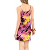 LA LEELA Women's Vacay Holiday Beach Summer Beachwear Sleeveless Casual Dress Honeymoon Nightshirts Mini Slip Nighty - 3 of 4
