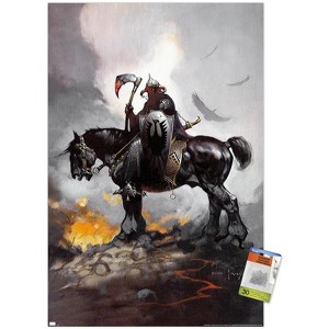 Trends International Frank Frazetta - Death Dealer 1 Unframed Wall Poster Prints - 1 of 4