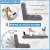 BestMassage Floor Chair Multi-Angle Floor Seating Reading Chair Gaming Chair with Adjustable Back Support, Grey - 4 of 4