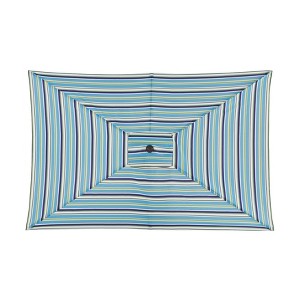 BrylaneHome 61/2' X 10' Oversized Rectangular Umbrella - 1 of 3