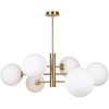 Artcraft Lighting Aurelia 6 - Light Chandelier in  Brass - 3 of 4