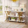 Tribesigns 70.8 Inch Console Table, Long Sofa Table Entry Table with 3 Tier Storage Shelves for Entryway Hallway Living Room - 4 of 4