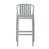 Christopher Knight Home Beth 29.5" H Outdoor Polypropylene Bar Stool with Perforated Slat Back(Set of 2) - 4 of 4