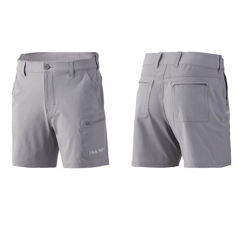 HUK Men's Next Level 7" Quick-Drying Performance Fishing Shorts With UPF 30+ Sun Protection, 3 of 4