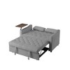 NicBex 52 Inch Loveseat,Modern Velvet Loveseat Sofa/Pullout Bed with Tufted Back,Convertible Sleeper Sofa Bed for Living Room - 4 of 4