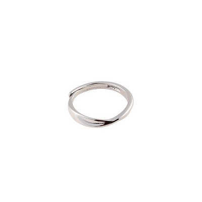 SOHI Women's Metallic Silver The Tourbillon Finger Ring