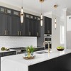 LNC Penstemon 1-Lights Modern  Luxury Cylinder Resin Integrated LED Mini Pendant  Lights, Gold,3.7in/8.7in - 4 of 4