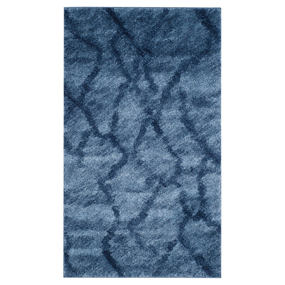 Altair Accent Rug - Blue / Dark Blue (3'x5') - Safavieh