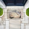 Stupell Industries French Swan Vintage Motif Printed Outdoor Door Mat, design by Suzanne Nicoll, 18"x30" - 4 of 4
