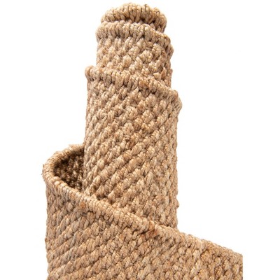 Natural 5x8 Handwoven Chunky Jute Indoor Area Rug