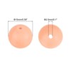 Unique Bargains Round Loose Silicone Beads for DIY Keychain Jewelry Making 50 Pcs - 3 of 4