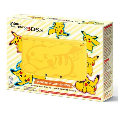 nintendo 3ds xl pikachu yellow limited edition target