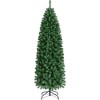 Yaheetech 6Ft/7.5Ft Artificial Christmas Tree Holiday Decoration Slim Tree, Green - 2 of 4