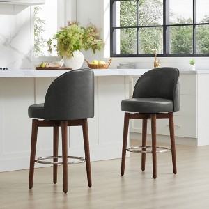 Spruce&Spring 26 inch Swivel Counter Height Bar Stools Set of 2 - 1 of 4