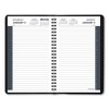 Daily Appointment Book with 30-Minute Appointments, 8 x 5, Black Cover, 12-Month (Jan to Dec): 2025 - 3 of 4
