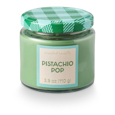 3.9oz Glass Jar Scented Candle with Printed Lid Green - Bullseye's Playground™