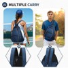 Unique Bargains Lightweight Durable Water Resistant Multi-Functional Tennis Pickleball Sling Bags - 2 of 4