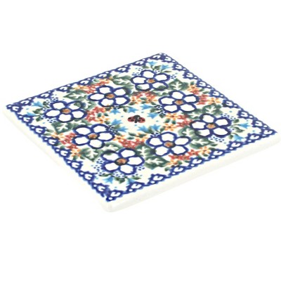Blue Rose Polish Pottery 282 Vena Tile