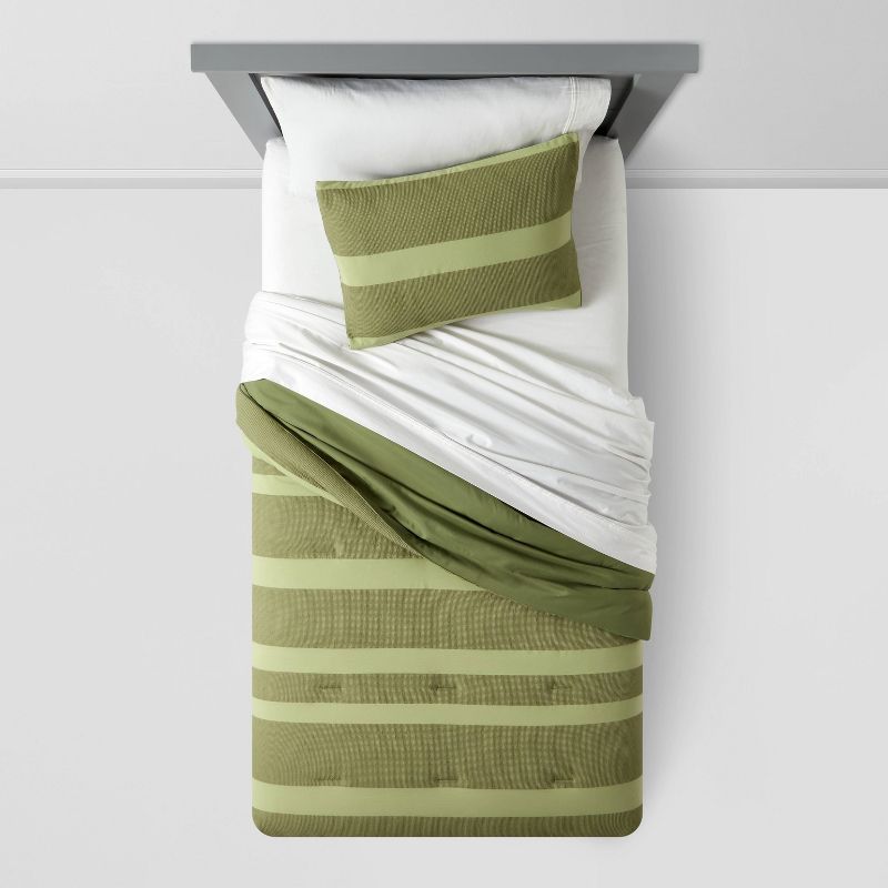 Waffle Striped Kids' Comforter Set - Pillowfort™, 3 of 5
