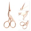 Unique Bargains Women Little Crane Scissors Grooming Scissors 1 Pc - 3 of 3