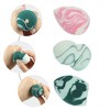 Unique Bargains Soft Sponge Egg Puff Loose Powder Blender Beauty Makeup Tool Sponge Pink Green 3 Pcs - 3 of 4